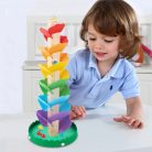 Tooky Toy Fa játék golyópálya szivárvány szín