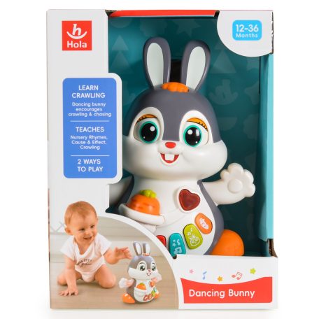 Hola Interaktív táncoló nyuszi 12 hó+