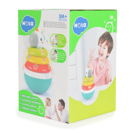 Hola roly-poly karikatorony - unikornis 