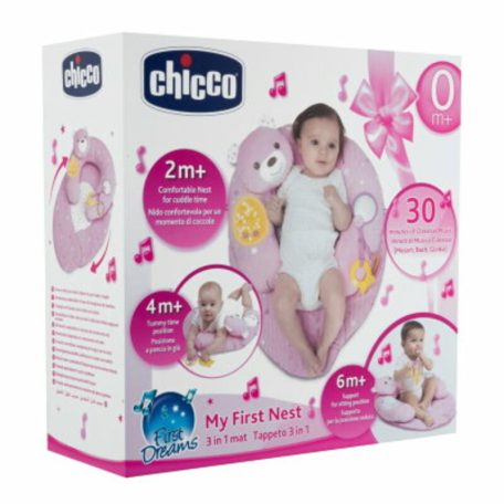 Chicco My First Nest babafészek - hasalópárna Light Pink