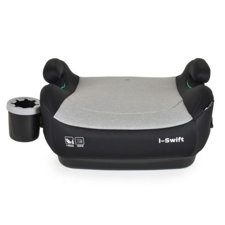 Cangaroo I-Swift i-Size ülésmagasító 125-150 cm pohártartóval - Fekete/szürke