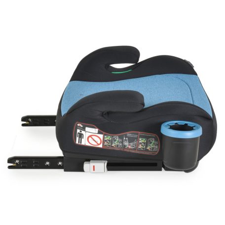 Cangaroo I-Swift i-Size ülésmagasító 125-150 cm pohártartóval - Fekete/kék