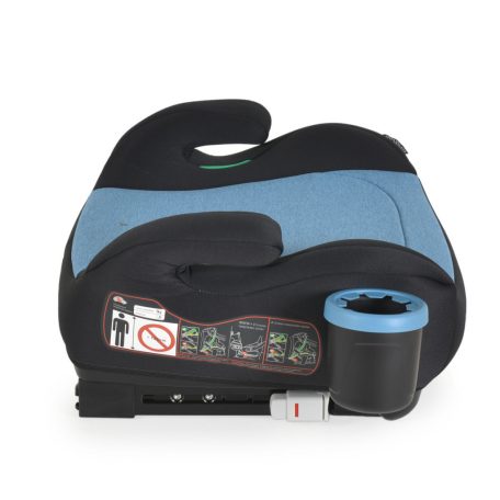 Cangaroo I-Swift i-Size ülésmagasító 125-150 cm pohártartóval - Fekete/kék