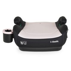   Cangaroo I-Swift i-Size ülésmagasító 125-150 cm pohártartóval - Fekete/rózsaszín 