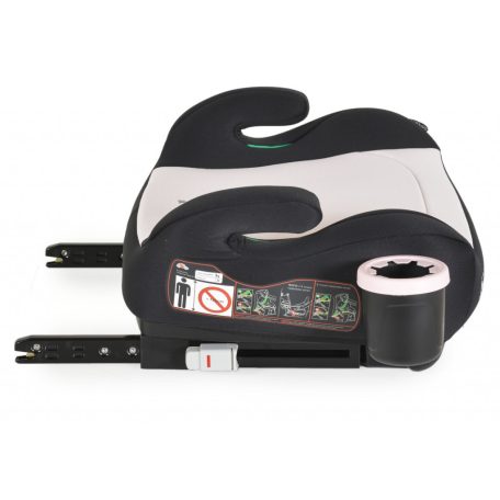 Cangaroo I-Swift i-Size ülésmagasító 125-150 cm pohártartóval - Fekete/rózsaszín 