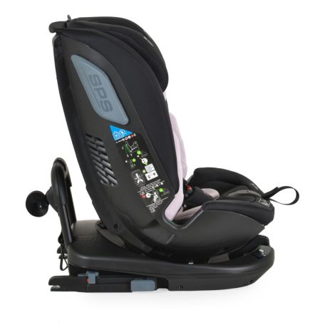 Cangaroo Gravity I-Size 360°-ban forgatható ISOFIX gyermekülés (40-150 cm) - Rózsaszín