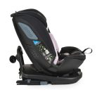 Cangaroo Gravity I-Size 360°-ban forgatható ISOFIX gyermekülés (40-150 cm) - Rózsaszín