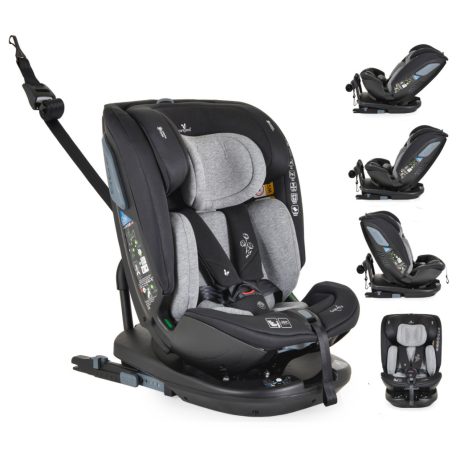 Cangaroo Gravity I-Size 360°-ban forgatható ISOFIX gyermekülés (40-150 cm) - Szürke