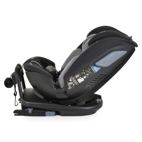 Cangaroo Gravity I-Size 360°-ban forgatható ISOFIX gyermekülés (40-150 cm) - Szürke