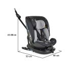 Cangaroo Gravity I-Size 360°-ban forgatható ISOFIX gyermekülés (40-150 cm) - Szürke