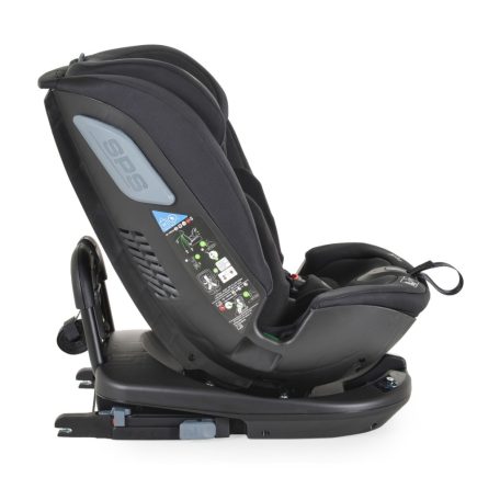 Cangaroo Gravity I-Size 360°-ban forgatható ISOFIX gyermekülés (40-150 cm) - Fekete
