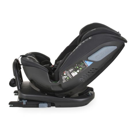 Cangaroo Gravity I-Size 360°-ban forgatható ISOFIX gyermekülés (40-150 cm) - Fekete