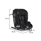 Cangaroo Force biztonsági autósülés I-Size 76-150cm, pohártartóval - fekete