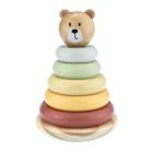 Tooky Toy Fa játék gyűrűpiramis maci 12+hó