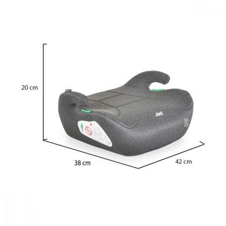 Moni Jet i-Size ülésmagasító 125-150 cm  - Sötétszürke
