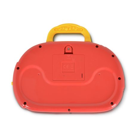 YaLi Toys Műanyagjáték zongora állatokkal - piros 