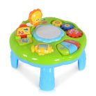 Műanyag zenélő activity asztal - kék/zöld