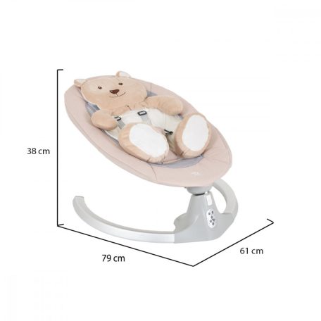 Moni Ari 2 in1 elektromos hinta és pihenőszék - bézs maci 