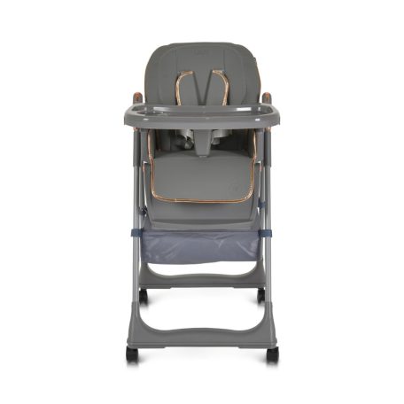 Moni LINDO multifunkciós etetőszék (ajándék szilikon előke, kanál és villa) - Szürke