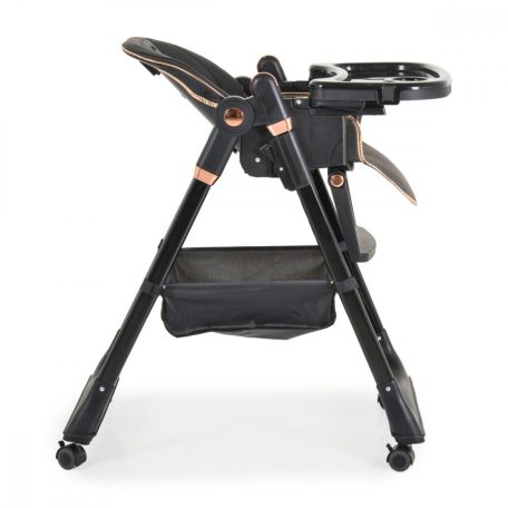 Moni LINDO multifunkciós etetőszék (ajándék szilikon előke, kanál és villa) - Fekete