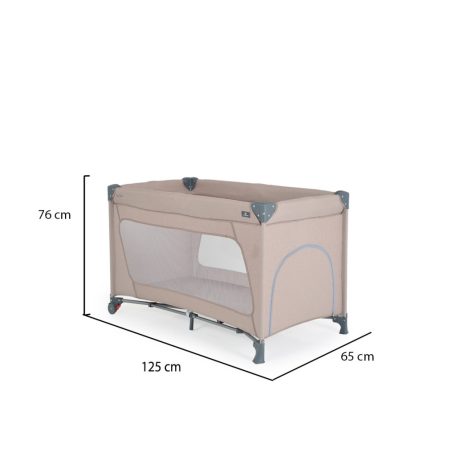 Cangaroo One Touch 1 szintes utazóágy egy kézzel csukható - Bézs
