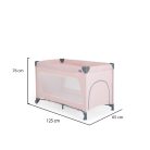 Cangaroo One Touch 1 szintes utazóágy egy kézzel csukható - Rózsaszín