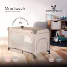 Cangaroo One Touch 1 szintes utazóágy egy kézzel csukható - V.szürke