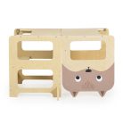 Moni Toys Montessori tanuló torony, fellépő, rajzasztallá alakítható 