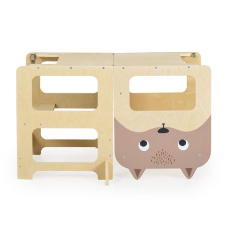 Moni Toys Montessori tanuló torony, fellépő, rajzasztallá alakítható 