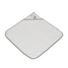 Cangaroo Cute Bear kapucnis törölköző 100x100 cm - fehér