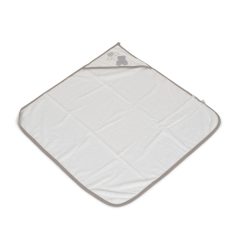   Cangaroo Cute Bear kapucnis törölköző 100x100 cm - fehér