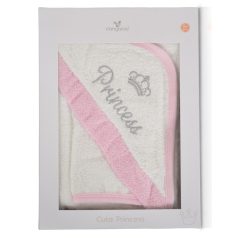 Cangaroo Cute Princess kapucnis törölköző 75x75 cm 