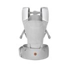 Cangaroo MISTRAL bébi hordozó 3 pozíciós, ergonomikus, hálós világos szürke