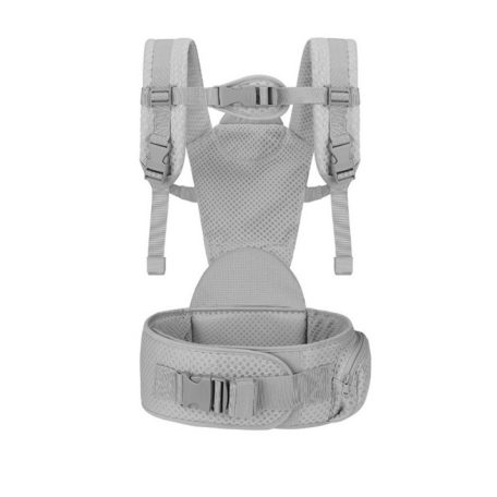 Cangaroo MISTRAL bébi hordozó 3 pozíciós, ergonomikus, hálós világos szürke