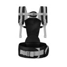 Cangaroo MISTRAL bébi hordozó 3 pozíciós, ergonomikus, hálós fekete