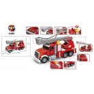 Fiú játék Tűzoltó autó hanggal és vízspriccelő funkcióval 36 cm - piros