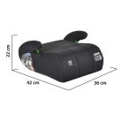 Moni Dakar Basic i-Size ülésmagasító 125-150 cm  - Fekete