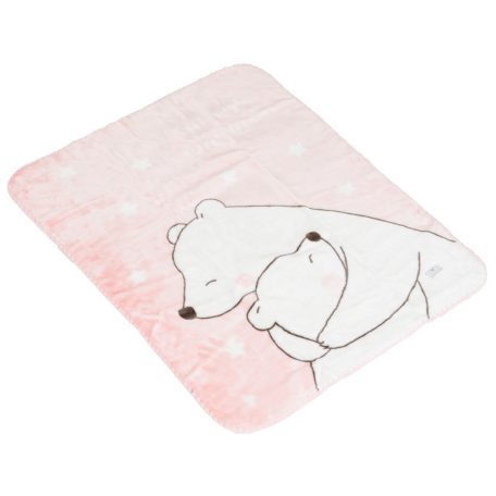 Cangaroo Softy pihe puha takaró 80x110 cm - Sweet hugs rózsaszín 