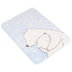 Cangaroo Softy pihe puha takaró 80x110 cm - Sweet hugs kék