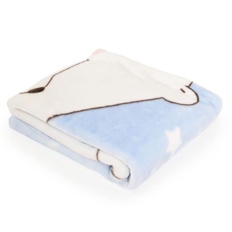 Cangaroo Softy pihe puha takaró 80x110 cm - Sweet hugs kék