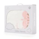 Cangaroo Baba takaró Little Friends 80x110 cm - rózsaszín 