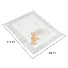 Cangaroo Baba takaró Little Friends 80x110 cm - szürke 