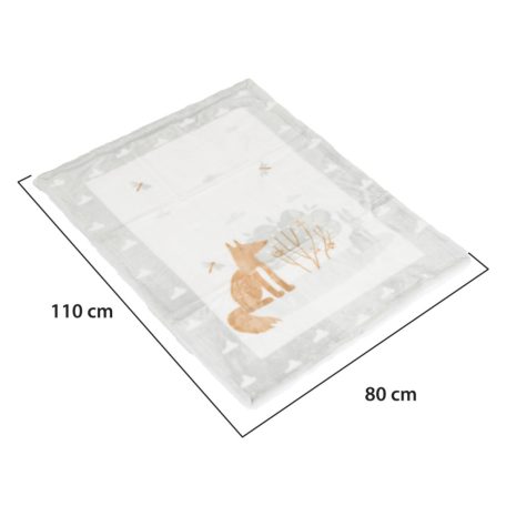 Cangaroo Baba takaró Little Friends 80x110 cm - szürke 