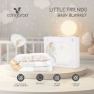 Cangaroo Baba takaró Little Friends 80x110 cm - szürke 