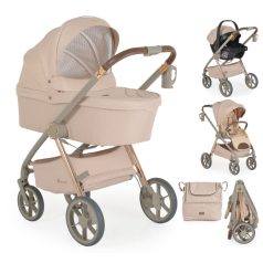 Cangaroo Unique 3:1 multifunkciós babakocsi 22kg-ig - Beige