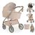 Cangaroo Unique 3:1 multifunkciós babakocsi 22kg-ig - Beige