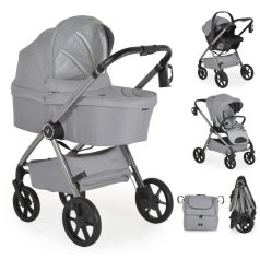   Cangaroo Unique 3:1 multifunkciós babakocsi 22kg-ig - Silver