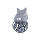 Bali Bazoo gömb csörgő rágóka - szürke róka