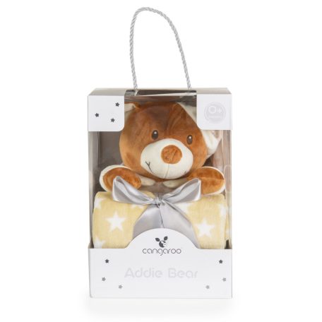 Cangaroo Addie bear babatakaró 75x90 cm - bézs