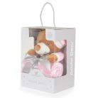 Cangaroo Addie bear babatakaró 75x90 cm - rózsaszín